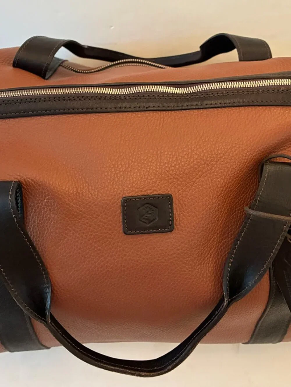 Valentina / Pelle Leather Duffle Bag, Made in Italy